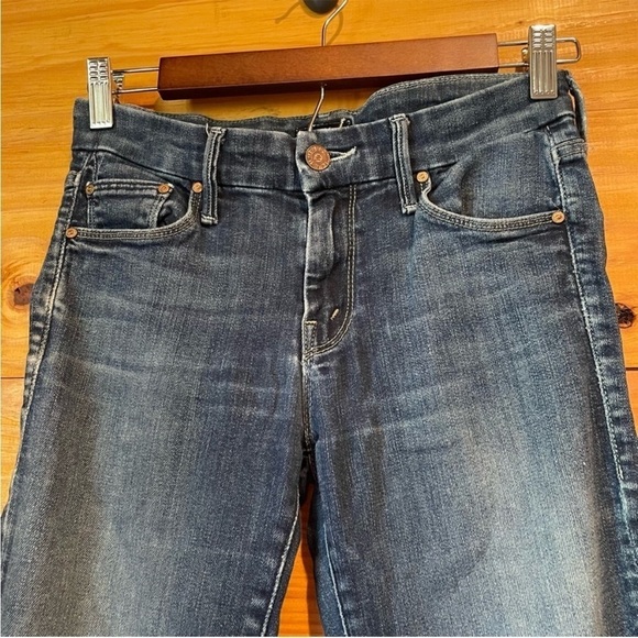 MOTHER The Looker Mid Rise Skinny Jeans in Here Kitty Kitty 25 - Picture 3 of 16